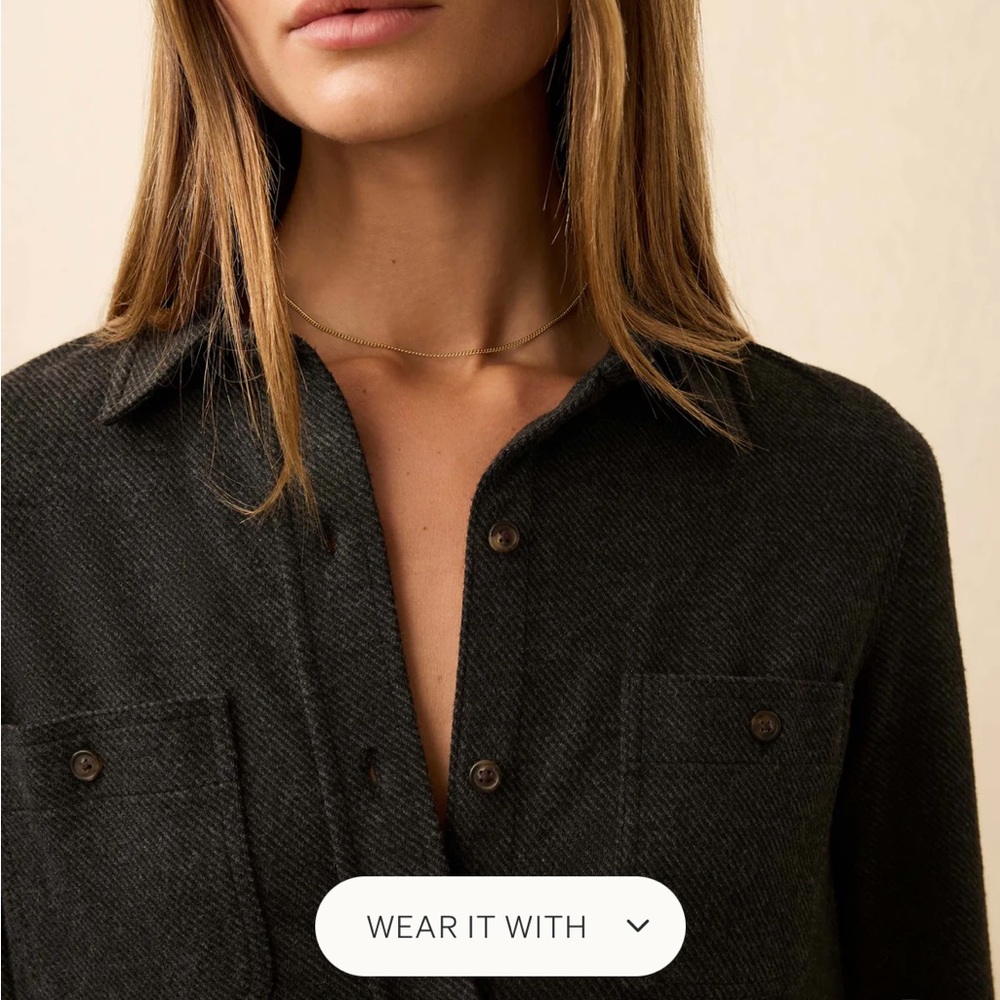 Faherty Legend Sweater Shirt Heather Black Twill